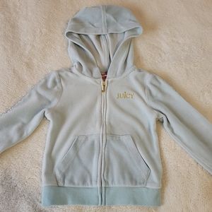 Girl's Blue Juicy Couture Terry Cloth Jacket